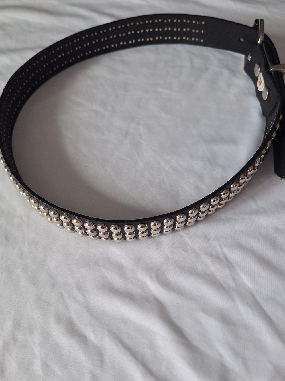 Funk Plus Black Womens Belt With Silver Studs M - Picture 4 of 8